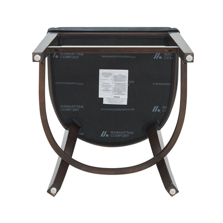 Blair Counter Stool in Black by Manhattan Comfort at Eve Furniture