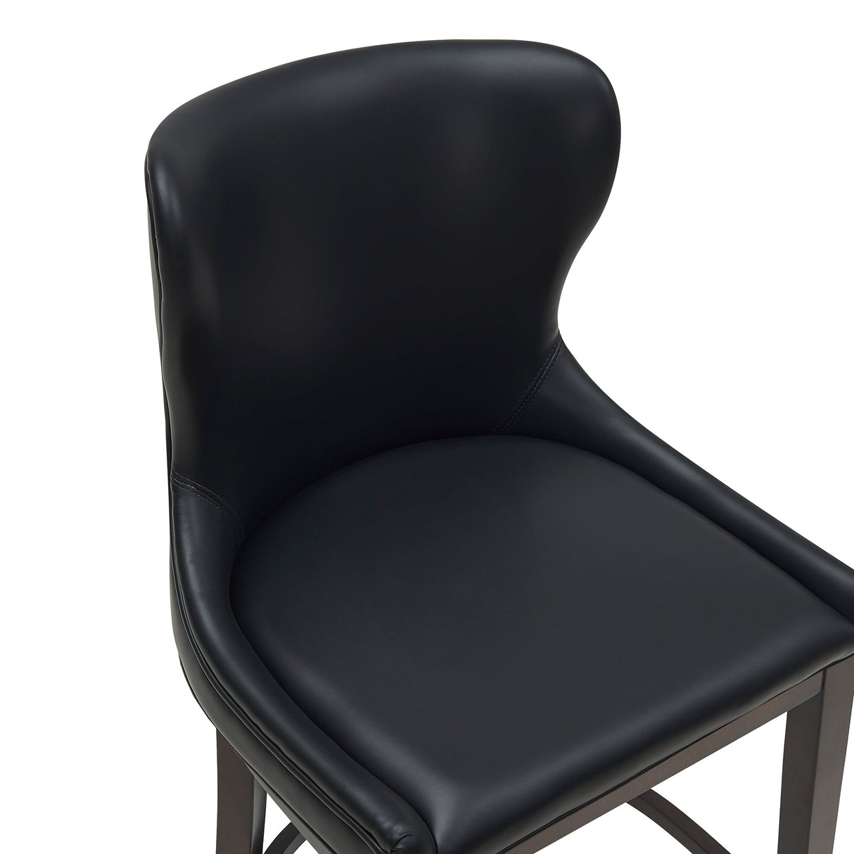 Blair Counter Stool in Black by Manhattan Comfort at Eve Furniture