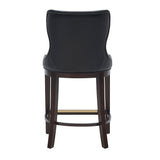 Blair Counter Stool in Black by Manhattan Comfort at Eve Furniture