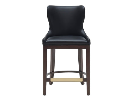 Blair Counter Stool in Black by Manhattan Comfort at Eve Furniture