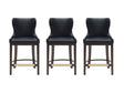 Blair Counter Stool in Black (set of 3) by Manhattan Comfort at Eve Furniture