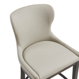 Blair Counter Stool in Stone by Manhattan Comfort at Eve Furniture