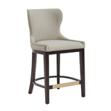 Blair Counter Stool in Stone by Manhattan Comfort at Eve Furniture