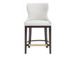 Blair Counter Stool in White by Manhattan Comfort at Eve Furniture