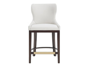Blair Counter Stool in White by Manhattan Comfort at Eve Furniture
