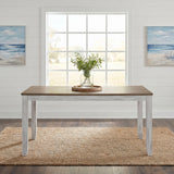 Blair Farm Grayish White/Brown 7-Piece Dining Room Set by Homelegance at Eve Furniture