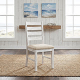Blair Farm Grayish White/Brown 7-Piece Dining Room Set by Homelegance at Eve Furniture