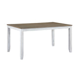 Blair Farm Grayish White/Brown 7-Piece Dining Room Set by Homelegance at Eve Furniture