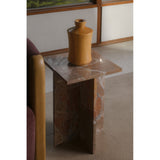 Blair Orange Levante Marble Accent Table by Moe's Home at Eve Furniture