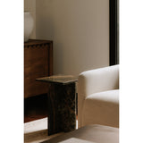 Blair Rainforest Green Marble Accent Table by Moe's Home at Eve Furniture