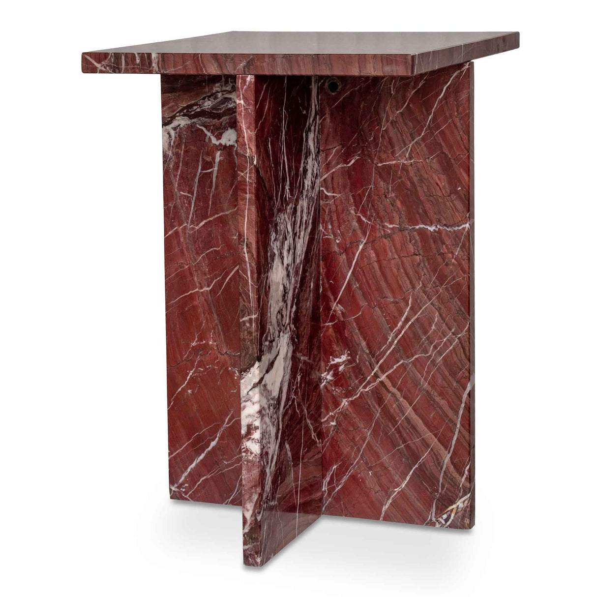 Blair Rosso Levanto Marble Accent Table by Moe's Home at Eve Furniture