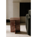 Blair Rosso Levanto Marble Accent Table by Moe's Home at Eve Furniture