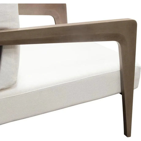 Blair White Accent Chair by Diamond Sofa at Eve Furniture