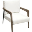 Blair White Accent Chair by Diamond Sofa at Eve Furniture