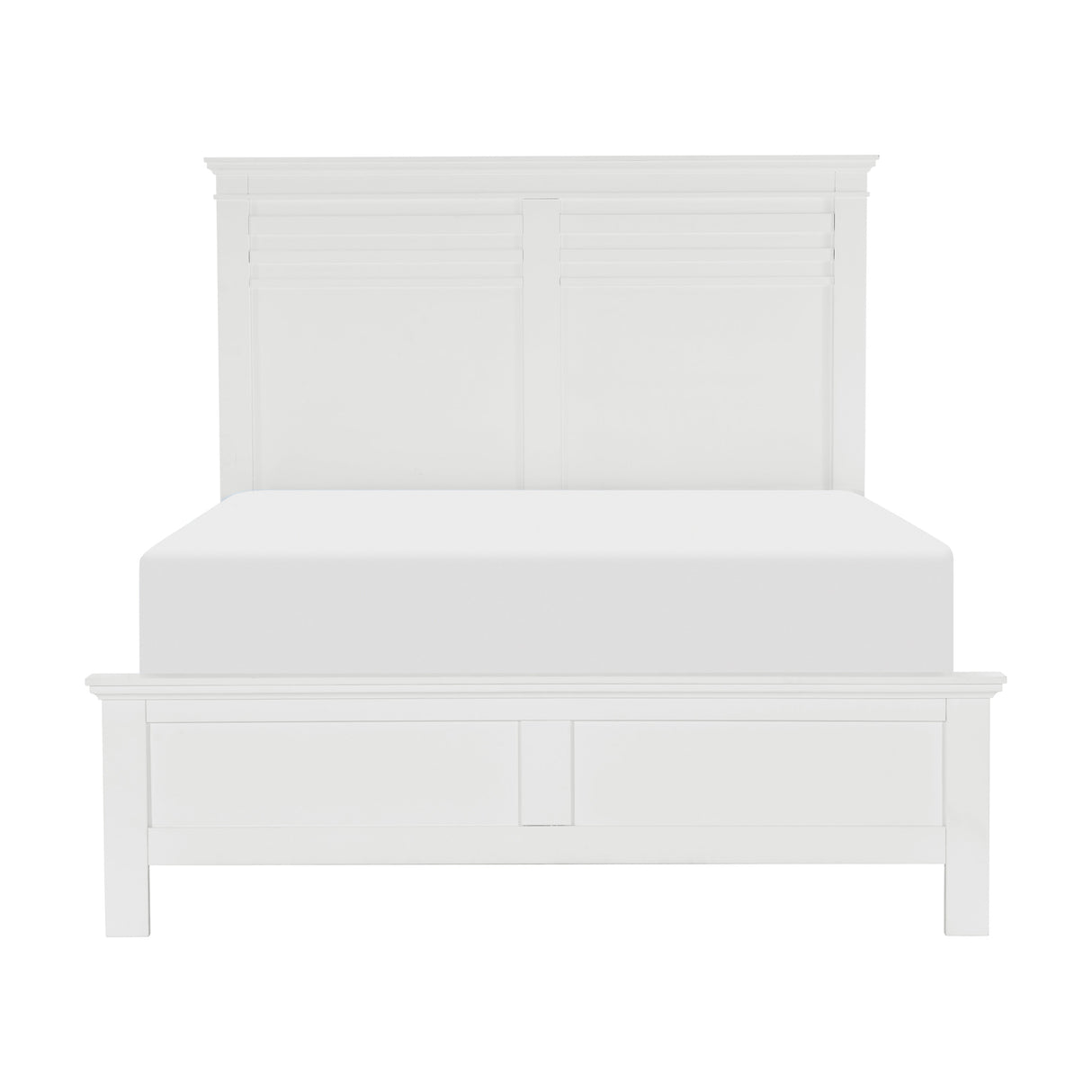 Blaire Farm White California King Bed by Homelegance at Eve Furniture