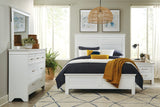 Blaire Farm White King Panel Bed by Homelegance at Eve Furniture