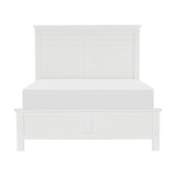 Blaire Farm White King Panel Bed by Homelegance at Eve Furniture