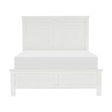 Blaire Farm White King Panel Bed by Homelegance at Eve Furniture