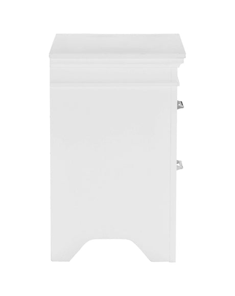Blaire Farm White Nightstand by Homelegance at Eve Furniture