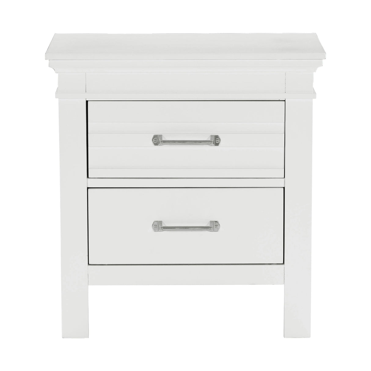 Blaire Farm White Nightstand by Homelegance at Eve Furniture