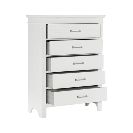 Blaire Farm White Panel Bedroom Set by Homelegance at Eve Furniture