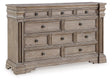 Blairhurst Light Grayish Brown Dresser by Ashley at Eve Furniture