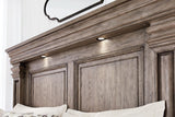 Blairhurst Light Grayish Brown King Panel Bed by Ashley at Eve Furniture