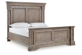 Blairhurst Light Grayish Brown King Panel Bed by Ashley at Eve Furniture