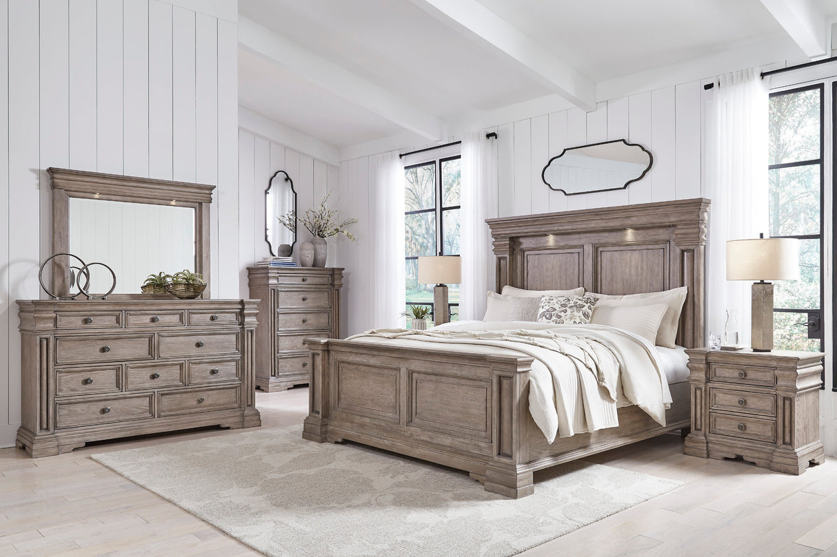 Blairhurst Light Grayish Brown Panel Bedroom Set by Ashley at Eve Furniture