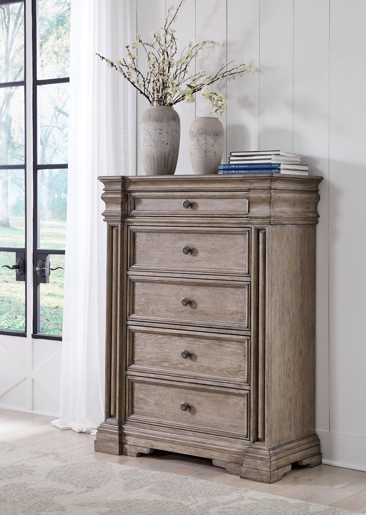 Blairhurst Light Grayish Brown Chest of Drawers by Ashley at Eve Furniture