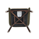 Blake Dining Armchair in Green by Manhattan Comfort at Eve Furniture
