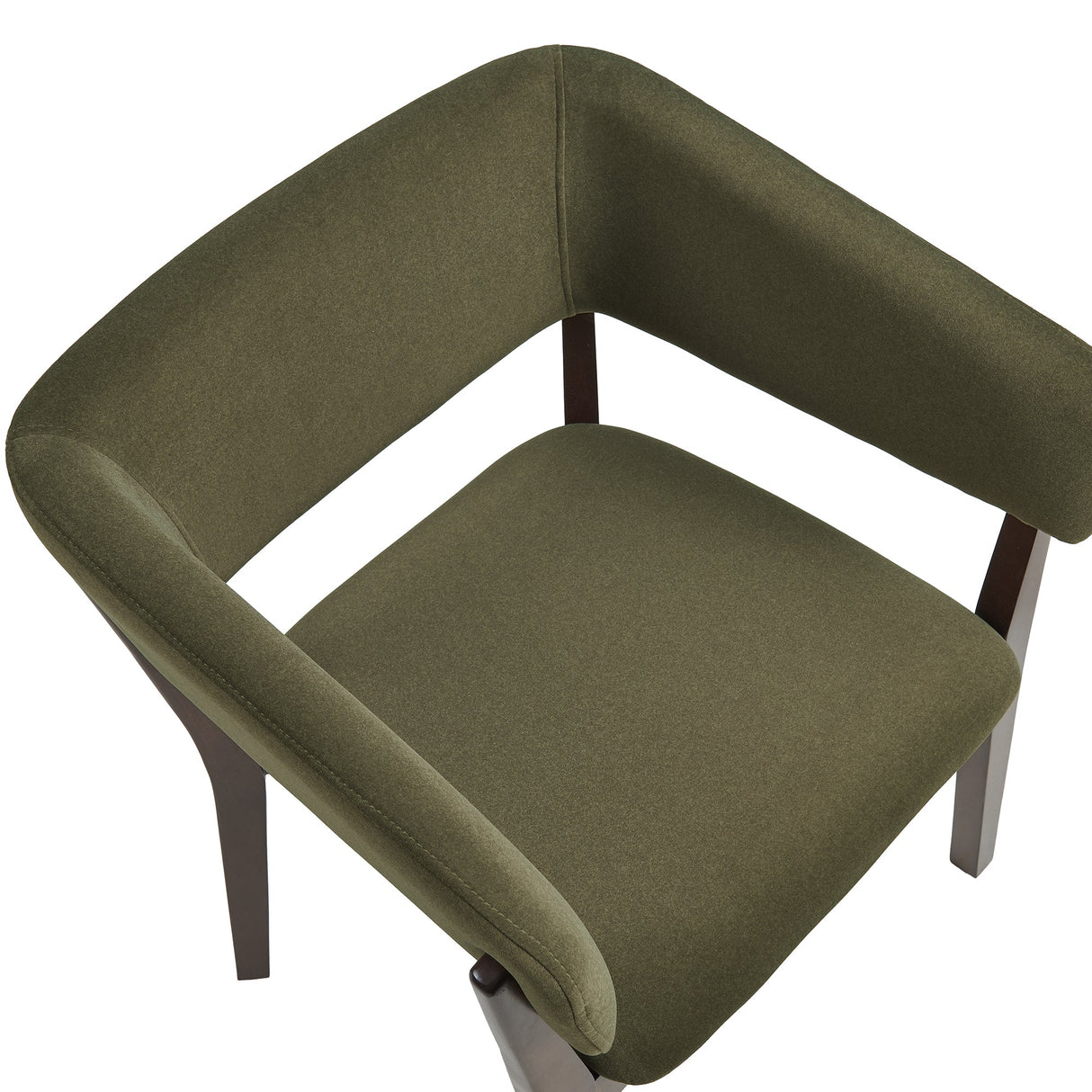 Blake Dining Armchair in Green by Manhattan Comfort at Eve Furniture