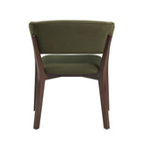 Blake Dining Armchair in Green by Manhattan Comfort at Eve Furniture