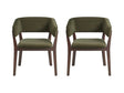 Blake Dining Armchair in Green (set of 2) by Manhattan Comfort at Eve Furniture
