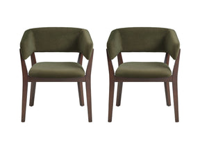 Blake Dining Armchair in Green (set of 2) by Manhattan Comfort at Eve Furniture