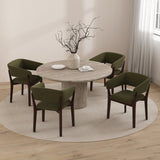Blake Dining Armchair in Green (set of 4) by Manhattan Comfort at Eve Furniture