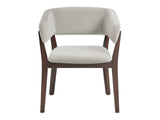 Blake Dining Armchair in Greige by Manhattan Comfort at Eve Furniture