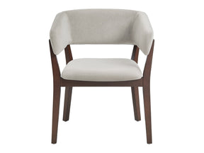 Blake Dining Armchair in Greige by Manhattan Comfort at Eve Furniture
