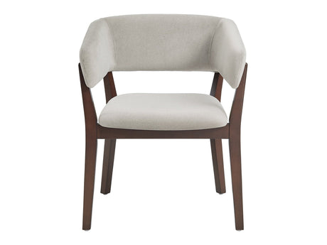 Blake Dining Armchair in Greige by Manhattan Comfort at Eve Furniture