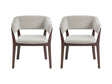 Blake Dining Armchair in Greige (set of 2) by Manhattan Comfort at Eve Furniture