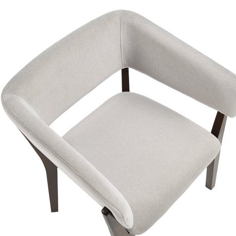 Blake Dining Armchair in Greige (set of 4) by Manhattan Comfort at Eve Furniture