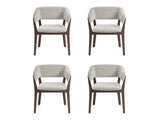 Blake Dining Armchair in Greige (set of 4) by Manhattan Comfort at Eve Furniture