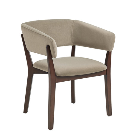 Blake Dining Armchair in Linen by Manhattan Comfort at Eve Furniture