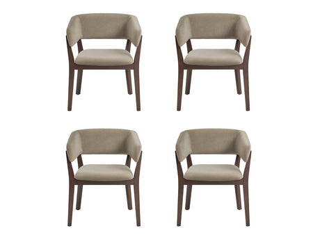 Blake Dining Armchair in Linen (set of 4) by Manhattan Comfort at Eve Furniture