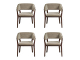 Blake Dining Armchair in Linen (set of 4) by Manhattan Comfort at Eve Furniture