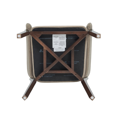 Blake Dining Armchair in Natural by Manhattan Comfort at Eve Furniture