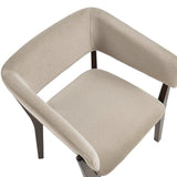 Blake Dining Armchair in Natural by Manhattan Comfort at Eve Furniture