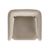 Blake Dining Armchair in Natural by Manhattan Comfort at Eve Furniture