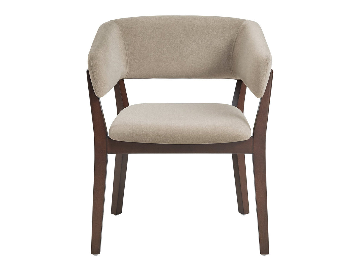 Blake Dining Armchair in Natural by Manhattan Comfort at Eve Furniture