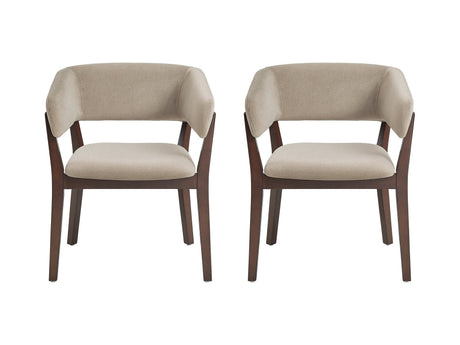 Blake Dining Armchair in Natural (set of 2) by Manhattan Comfort at Eve Furniture